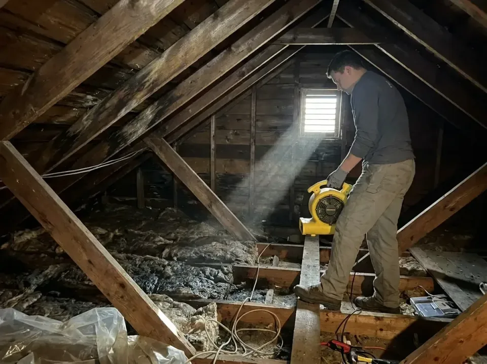 attic-water-damage-drying-proc-007 — frequently asked questions, Emergency Water Extraction & 24/7 Flood Response in Lancast…